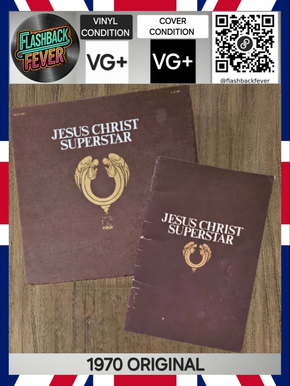 JESUS CHRIST SUPERSTAR...1970 US•Andrew Lloyd Webber & Tim Rice•(#DXSA 7206)